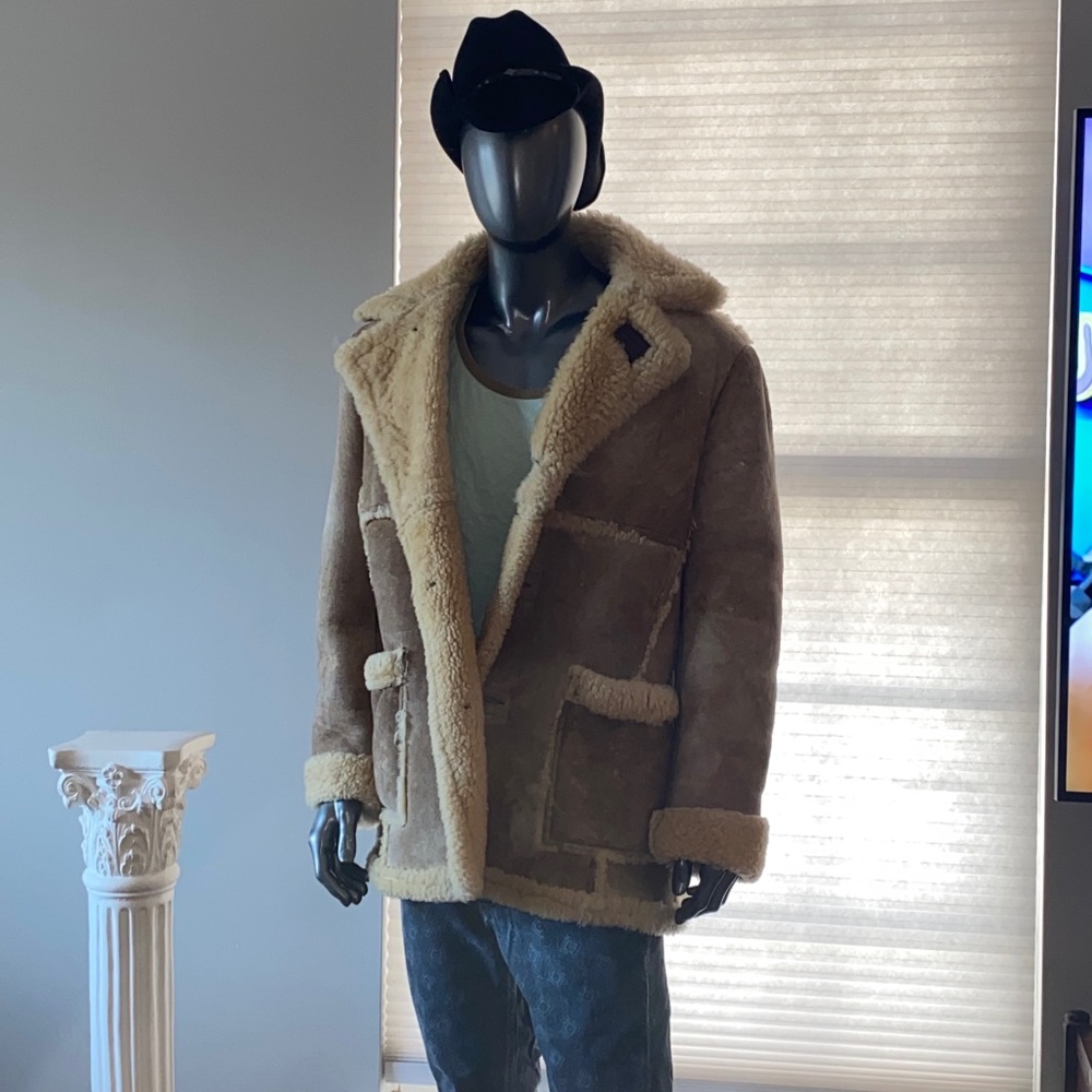 SCHOTT Sheepskin Shearling Coat